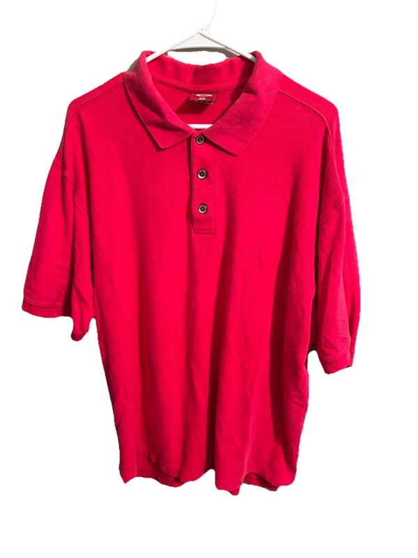 Vintage Oakley Software Polo Shirt Mens Embroidered Made USA 90s 00s Y2K Red XL