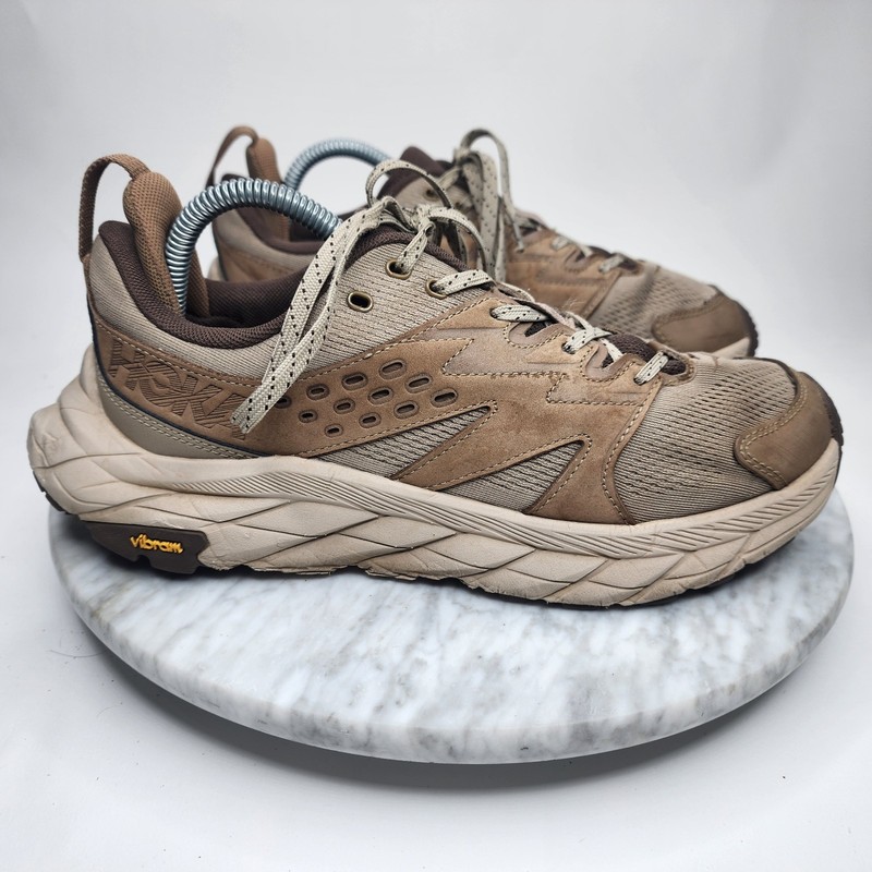 Hoka One One Anacapa Breeze Low Hiking Shoes Dune Tan Mens Size 8D 1127920DOTN