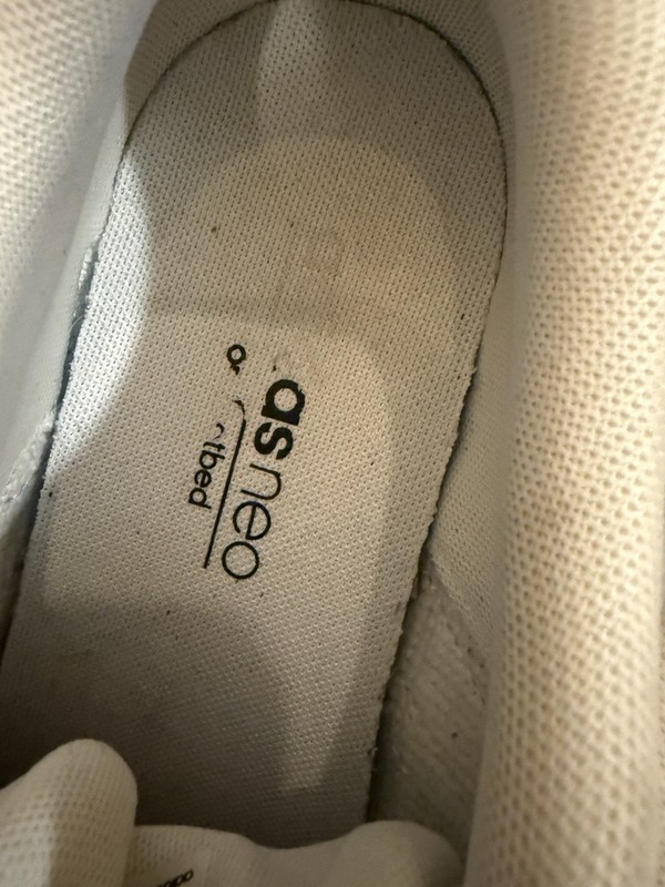 Adidas NEO comfort Footbed Baseline White - Black Womens size 6 (AW4299) gallery