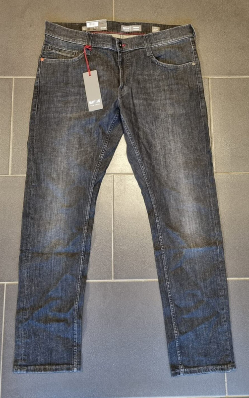 Mustang Mens Jeans Oregon Tapered W36 L32 – 1004893 Denim Pants BR1E2