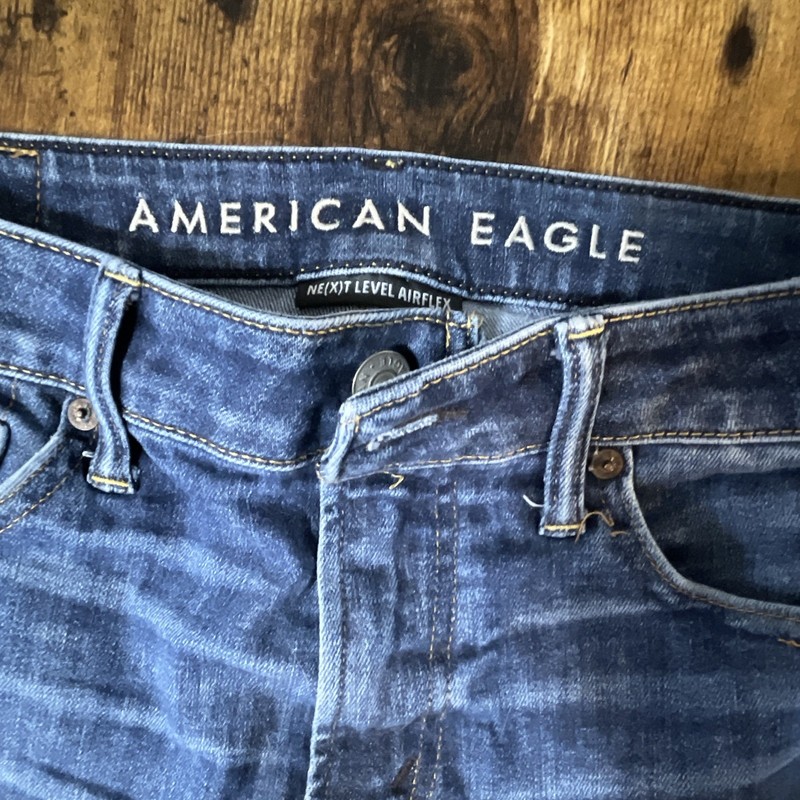 American Eagle AirFlex Bootcut Medium Wash Blue Stretch Denim Jeans 5-Pocket gallery