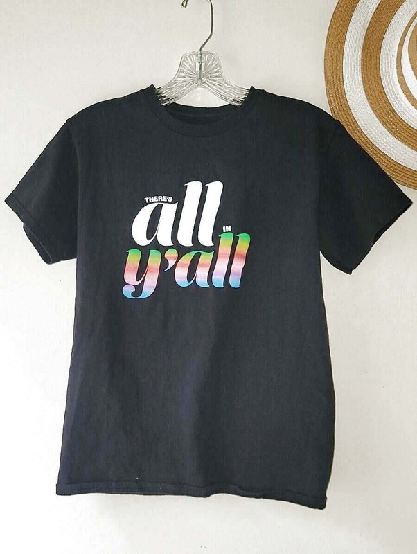 PH Phluid Project Size Small Women’s Black T-Shirt 100% Cotton ALLY/PRIDE LGBTQ+
