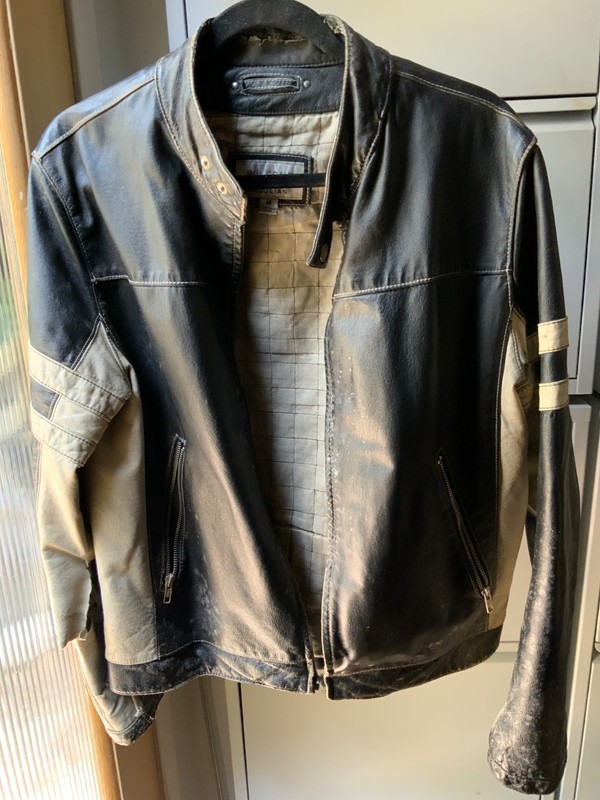 vintage motorcycle jacket leather