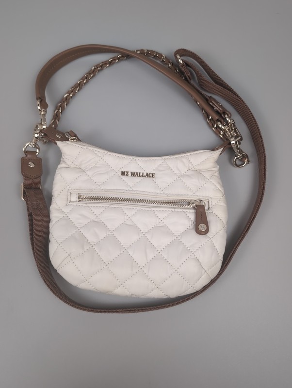MZ Wallace Crosby Sienna Crossbody Mini Purse In Sandshell – EUC
