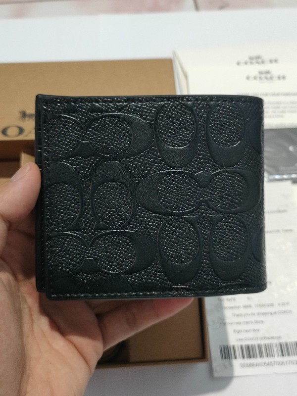 MEN'S 3 IN 1 WALLET BOXED GIFT SET IN SIGNATURE CANVAS BLACK gallery