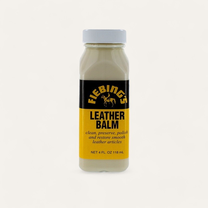 Fiebing’s Leather Balm Cleaner Softener Conditioner for Smooth Leathers 4 oz