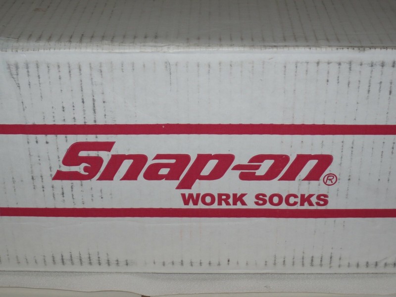 12 Snap-On CREW Socks BLACK LARGE ~ FREE SHIPPING ~ MADE IN USA 12 PAIRS *NEW* gallery