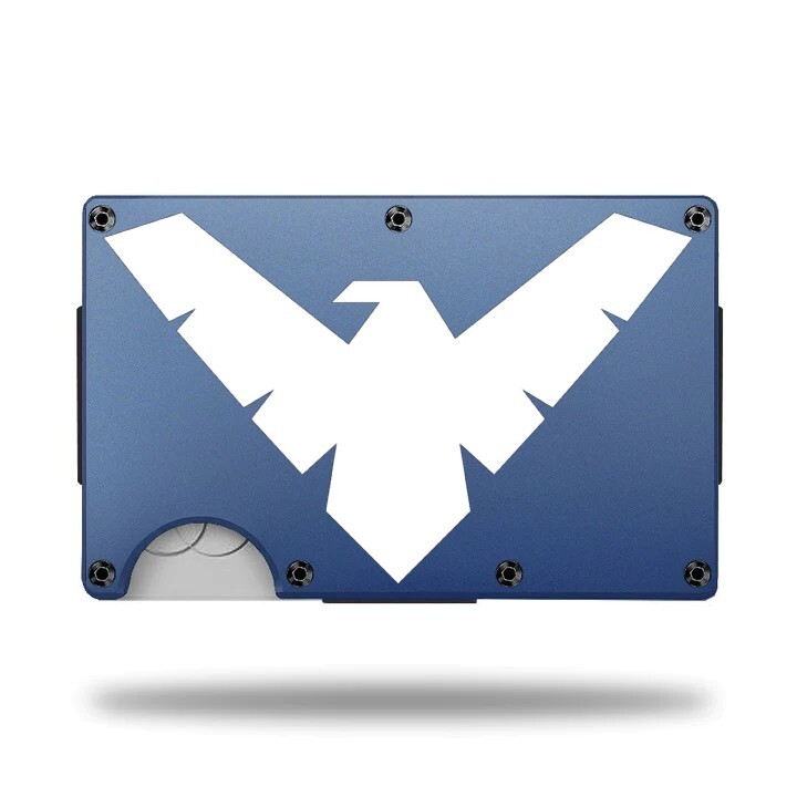 Custom Laser Engraved Wallet – NIGHTWING LOGO – GREAT GIFT WALLET