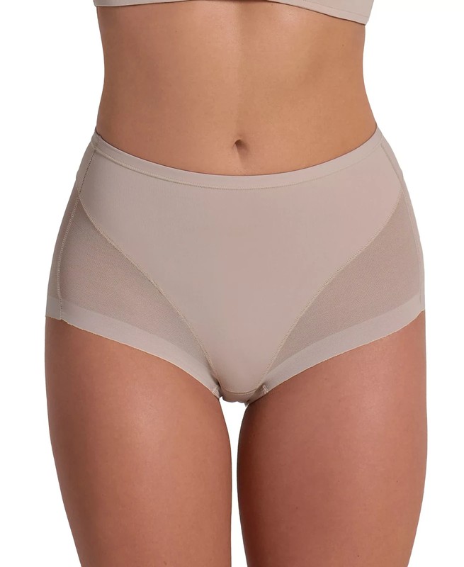 Leonisa Womens Truly Undetectable Comfy Shaper Panty 012657 Size XXL Light Beige