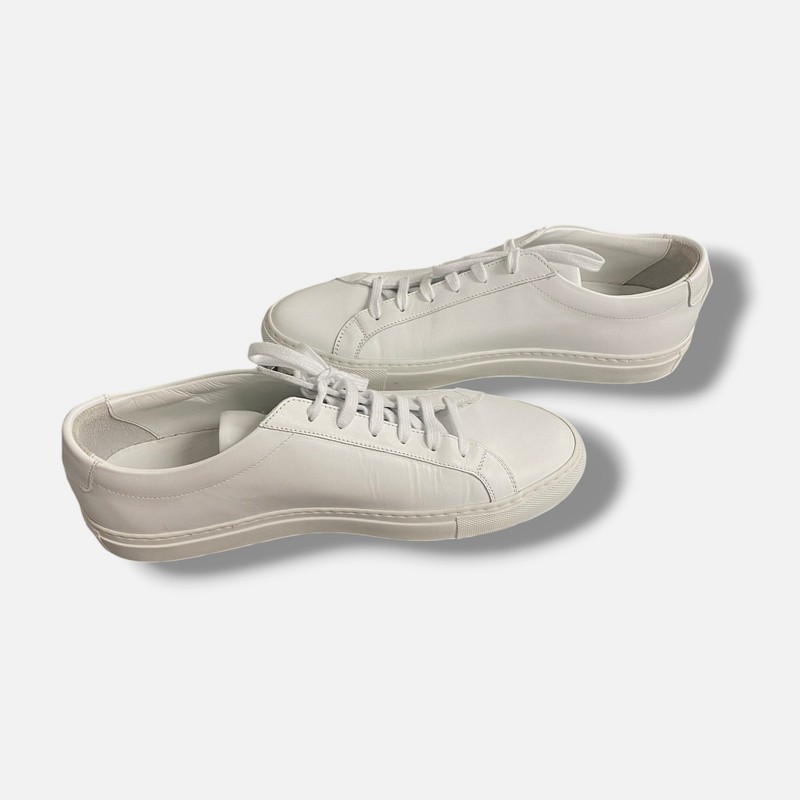 Common Projects Women’s White Leather Original Achilles Sneakers Shoes Size 41