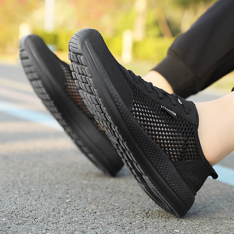 Summer Men's Casual Sports Shoes Breathable Mesh Comfy Gym Fitness Jogging Shoes gallery