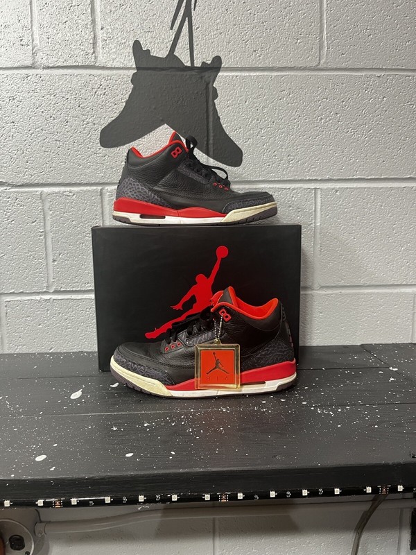 Size 8.5 – Jordan 3 Retro Crimson 2013