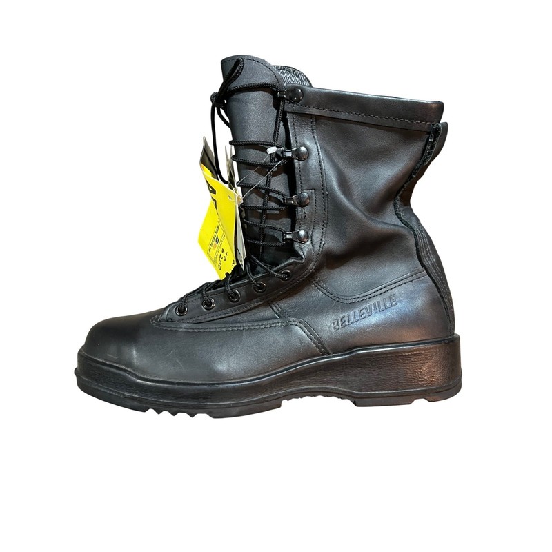 Belleville 800 ST Mens 10.5 R Black Gore-Tex Steel Toe Flight Deck Combat Boots gallery