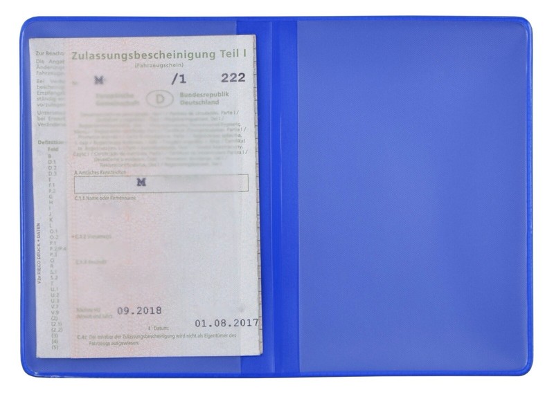 Car licence protective cover new vehicle licence folder case ID bag card sleeve