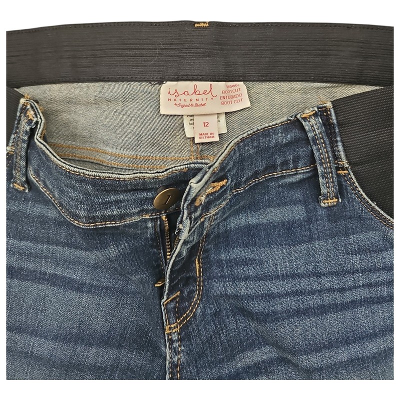 MATERNITY Ingrid & Trabel Isabel Jeans Style: Bootcut Size 12/31R gallery