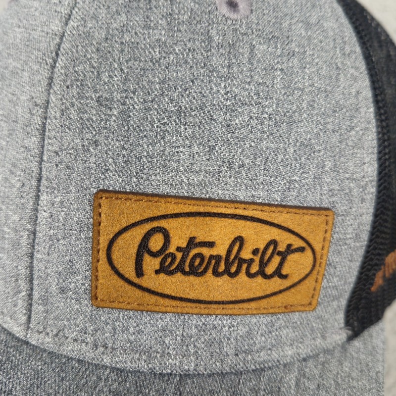 Peterbilt Cap Hat Semi Truck Side Panel Laser Engraved Snapback JX Truck Center