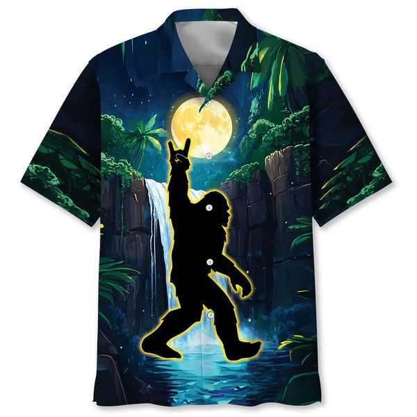 Bigfoot Saw Me But Nobody Believes Him Hawaiian Shirt, Funny Hawaiian Shirt