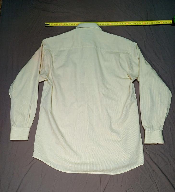 Men's Giorgio Shirt Yellow Cotton 38 / M / 46 gallery