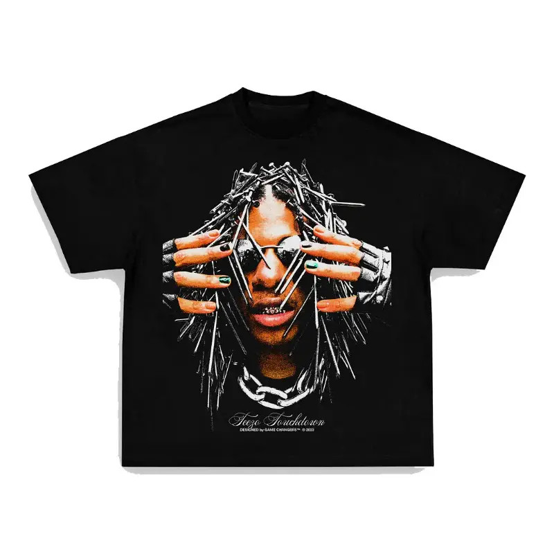 Teezo Touchdown Inspired Vintage Rap Graphic Streetwear T-Shirt