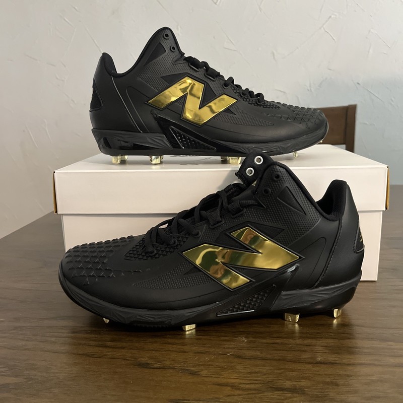 Men’s New Balance Shohei Ohtani 1 FuelCell Black/Gold Baseball 2024 Size 10