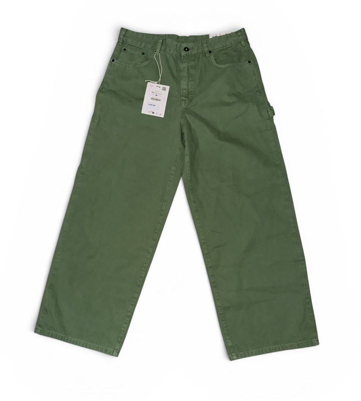 Zara X bad Bunny Benito Antonio Collection Relaxed Fit Carpenter Pants Sz 32US