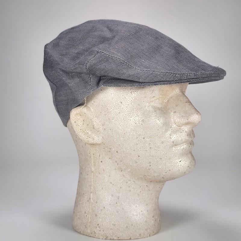 Goorin Bros Linen Benjamin Paul 6 Panel Gray Cap Sz Sm British Old Money 90s