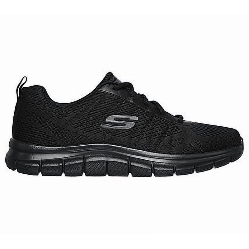 Skechers Men’s Track Moulton Lightweight Memory Foam Trainer Sneakers Black/Char