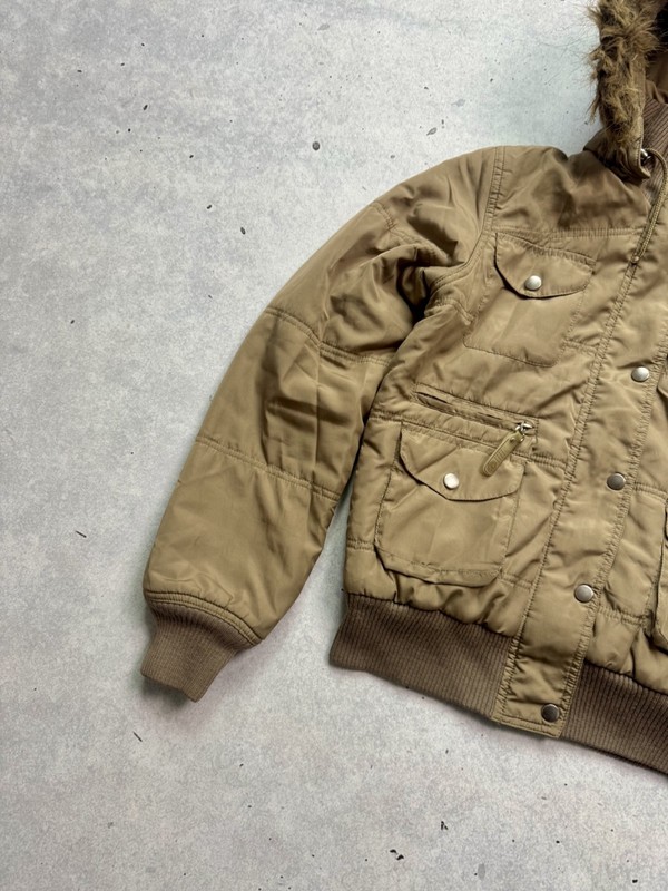 2000s Hysteric Glamour Japan Cropped Faux Fur Bomber Jacket Y2K If Six Was Nine gallery