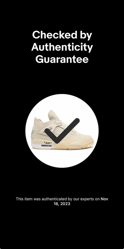 Jordan Air Jordan 4 x Off-White Sail Beige Mid Top 2020 CV9388-100