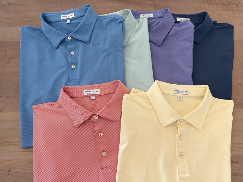 Peter Millar Jubilee Stripe Polos sz XL
