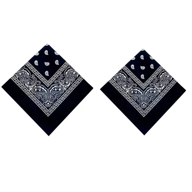USA Seller 100% Cotton Paisley Bandanas 22"X22" Scarf Head Neck Bandannas gallery