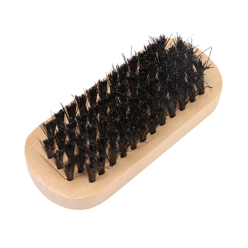 3 Pcs Brush Shoe Cleaning Kit Polish Shine Care For Leather Boots Cleaner Set gallery