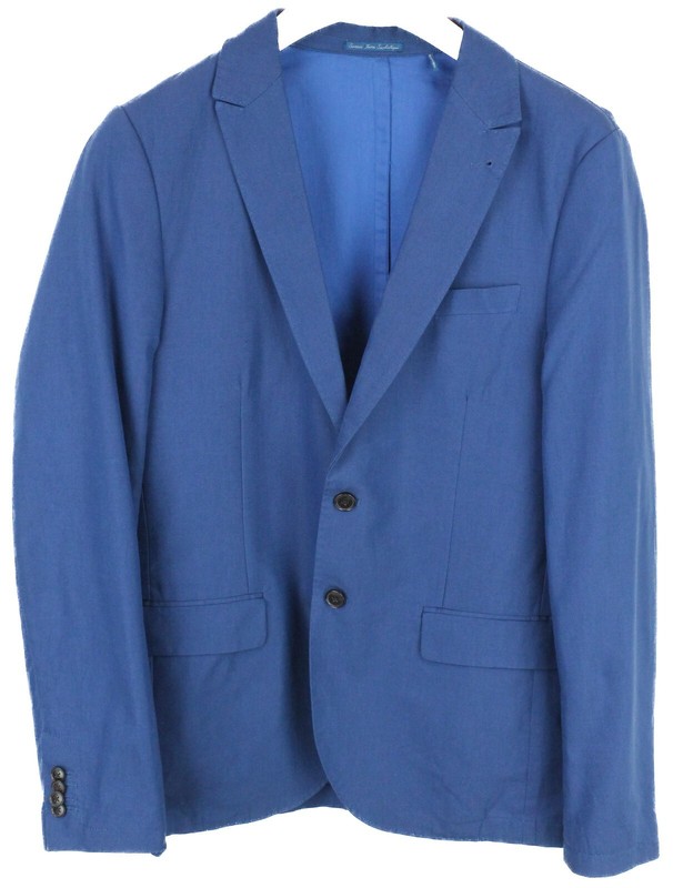 SCOTCH & SODA Blazer Mens XL (EXTRA LARGE) Single Breasted Pointed Lapel Blue