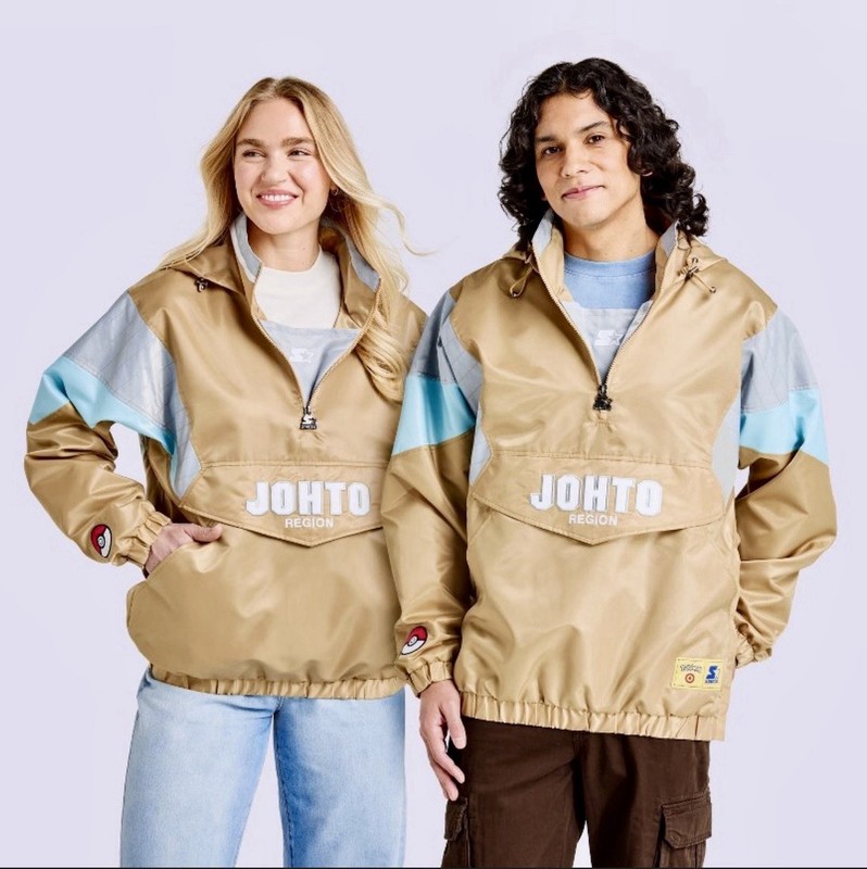 Pokemon Starter Pullover Jacket Gold – Pokemon x Target Large PRESALE