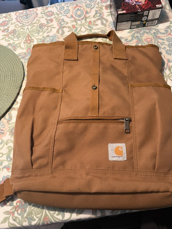 Carhartt Legacy Hybrid Convertible Backpack Tote Bag Carhartt Brown Unisex