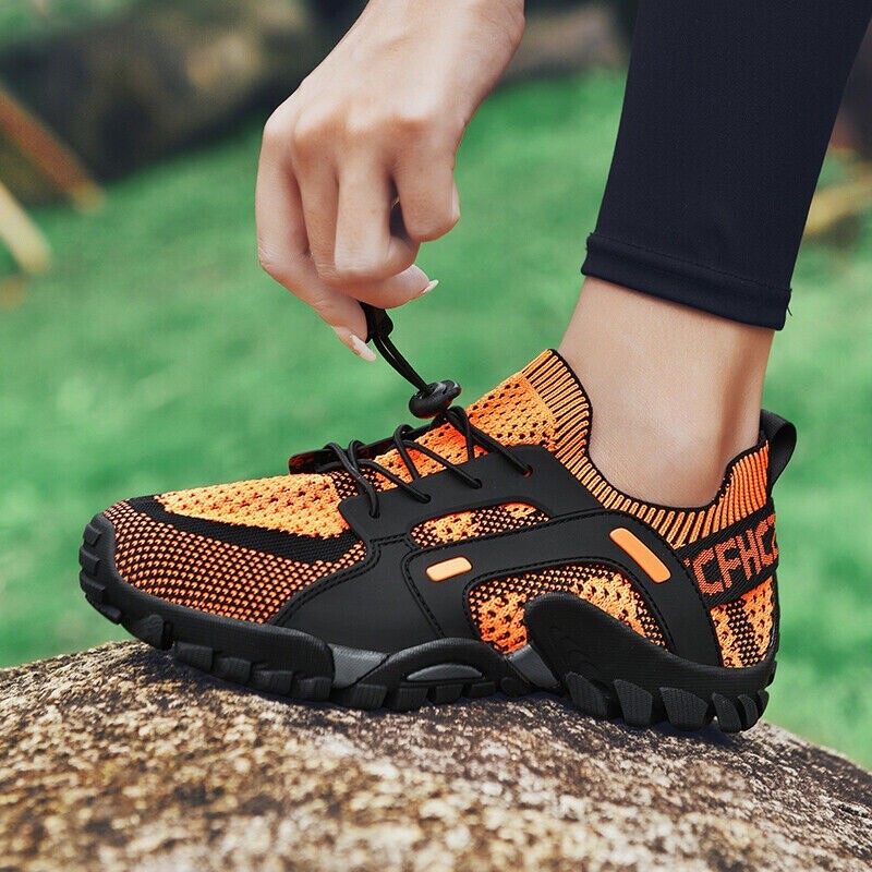 Mens Waterproof Quick Dry Athletic Non-slip Hiking Sports Shoes Outdoor Sneakers gallery