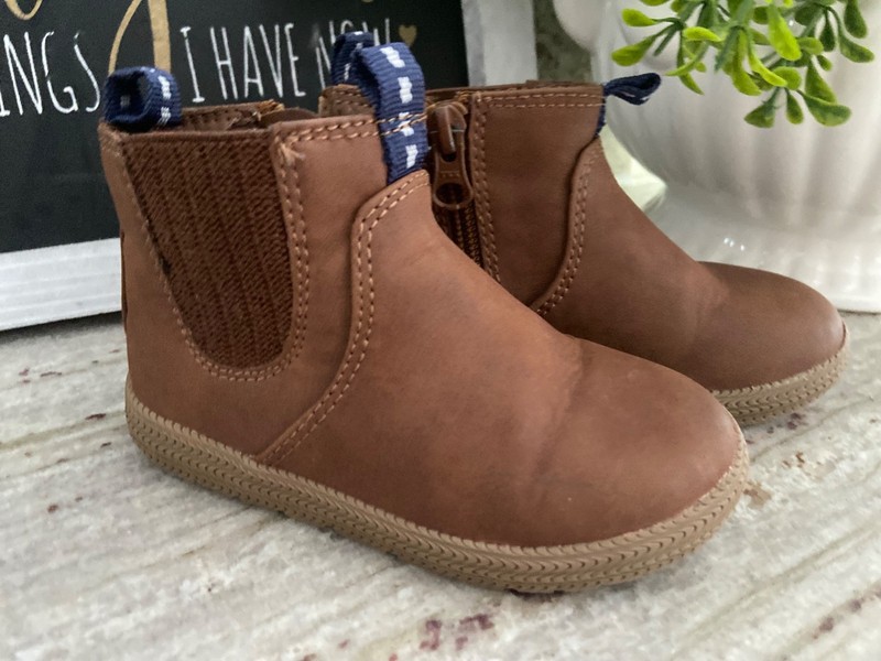 Kids Brown Chelsea Booties - Comfortable Slip-On Ankle Boots gallery