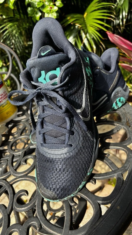 Nike KD Trey 5 IX Obsidian Clear Emerald Blue Size 9 CW400-400 Basketball Shoes gallery