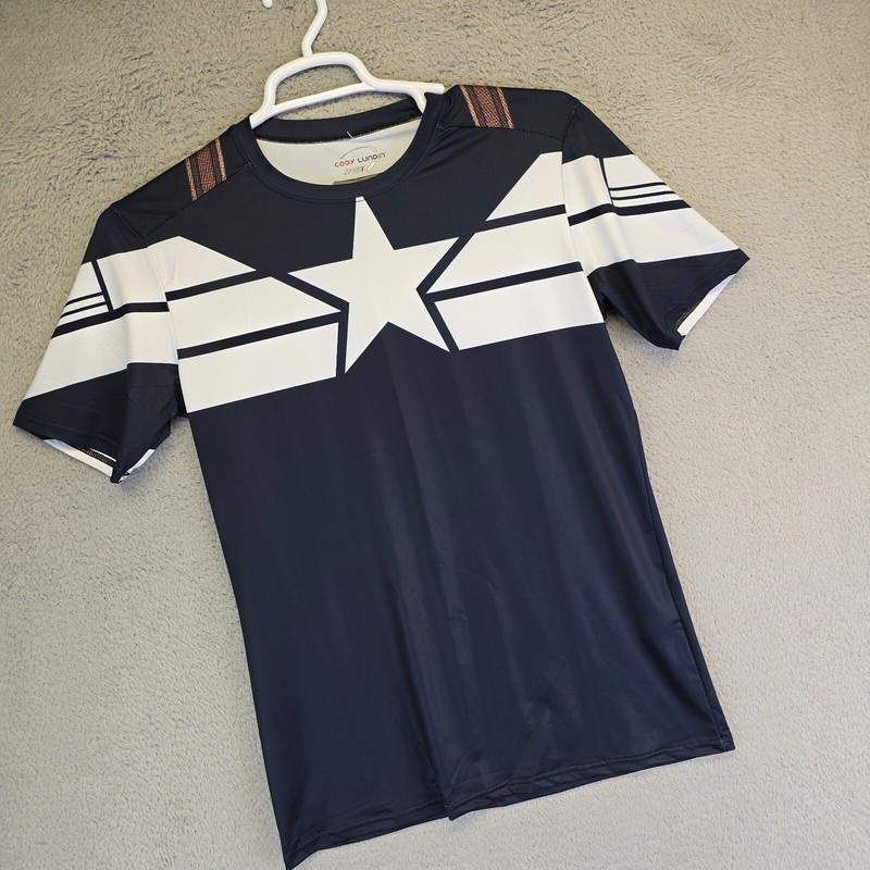 Cody Lundin Shirt Mens XXL Black Star Stripes Outdoor Sports Survival Bushcraft