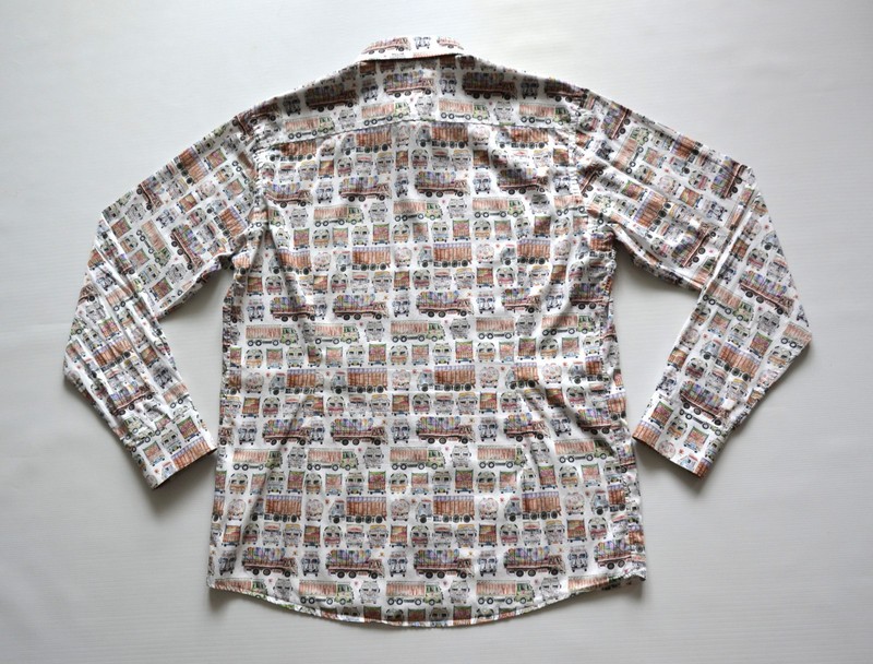 Eton slim twill men's shirt men's shirt size 44/ 17.5" Truks/trucks gallery
