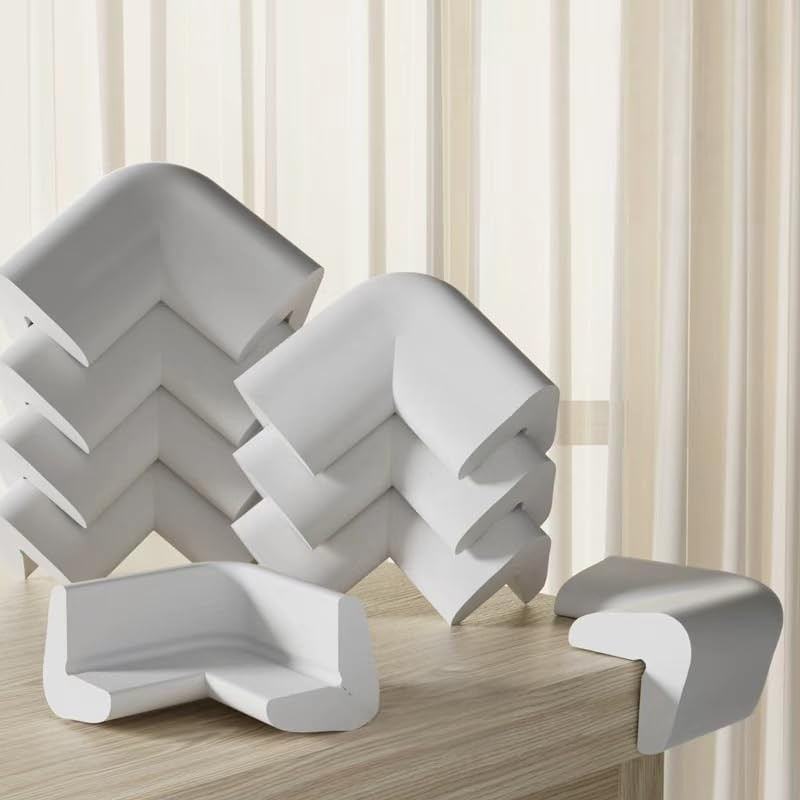 6Pack Baby&Child Proof Corner Guards & Furniture Edge Bumpers – Soft Foam Safety