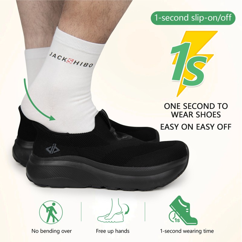 Mens Hands Free Slip On Walking Athletic Slip In Sneakers Shoes Lightweight gallery