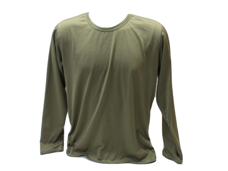 US ARMY OCP BROWN SILK WEIGHT SHIRT LEVEL 1 GEN 3 UNDERSHIRT TOP COLD WEATHER