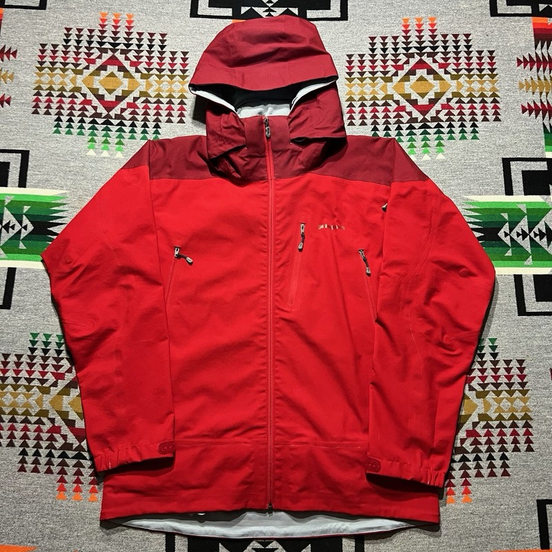 Patagonia Parka Jacket Mens Medium Red Hooded Winter Coat B5