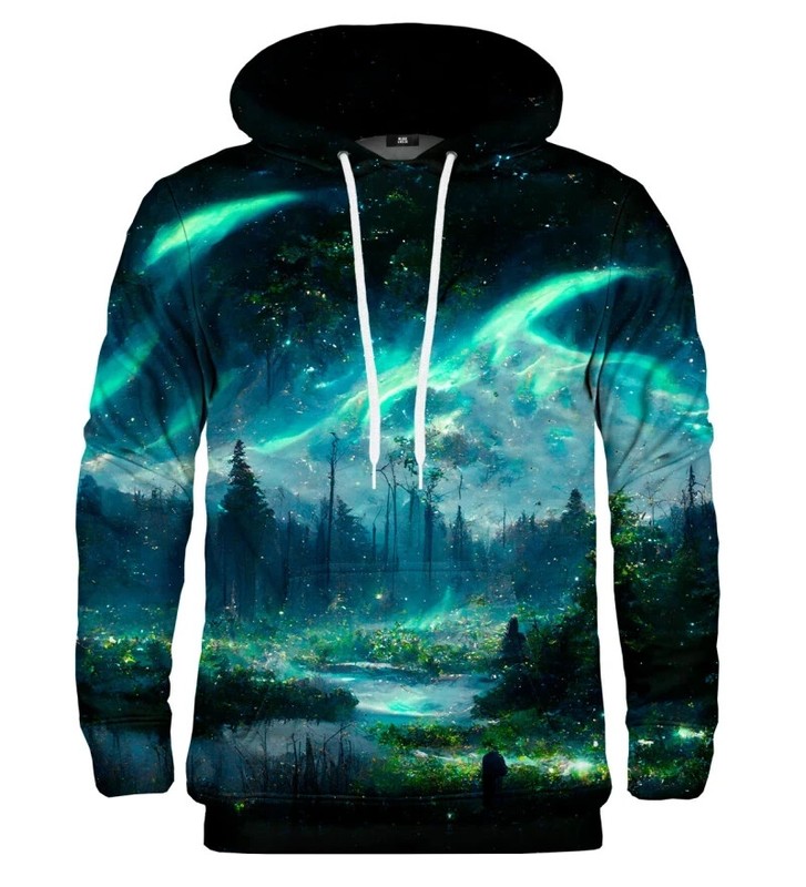 Aurora Forest 3D Hoodie Pullover Comfortable High Quality