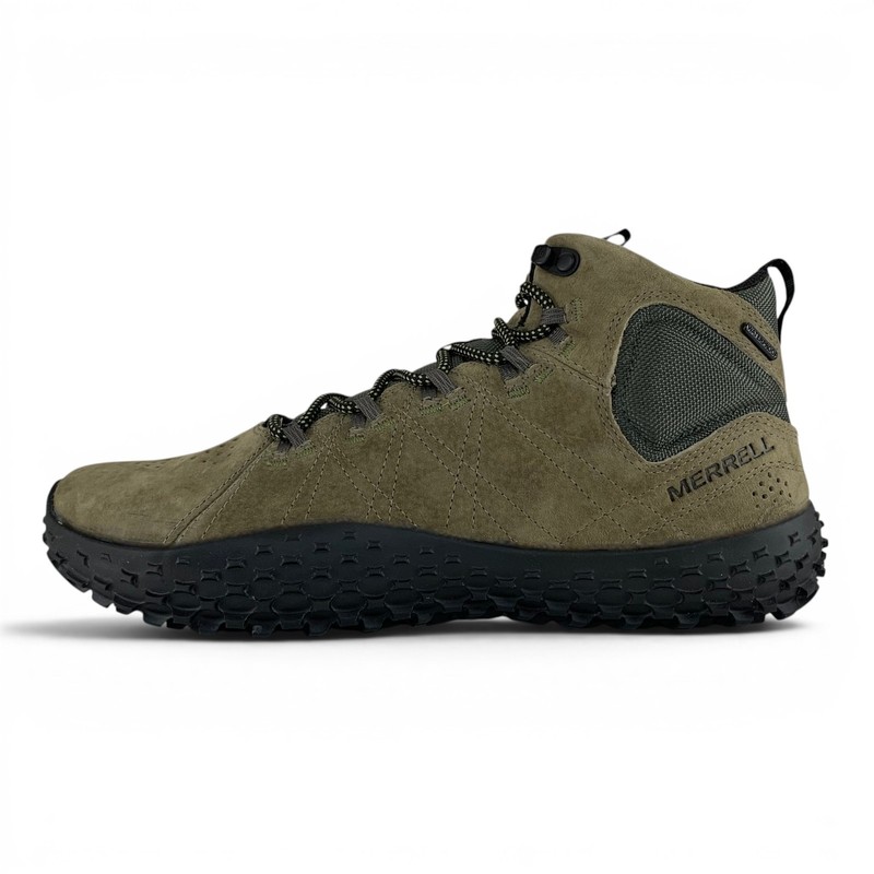 Merrell Wrapt Mid Waterproof Olive Men’s Trail Running Hiking Shoes J5006859