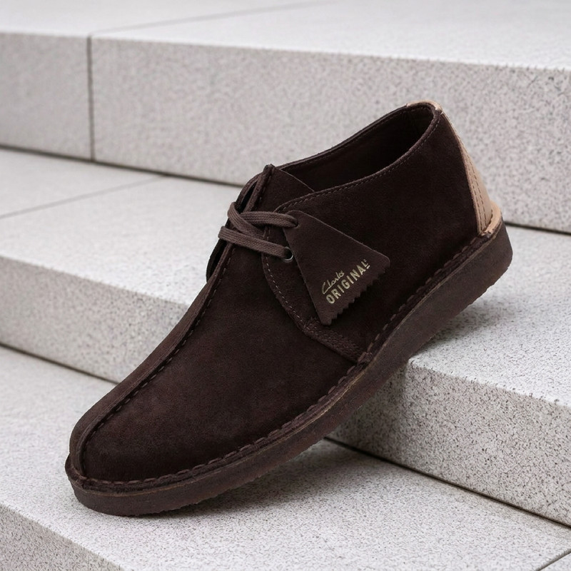 Clarks Desert Trek Dark Brown  78477 Men’s New