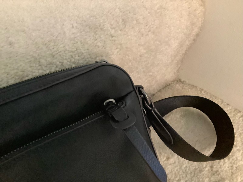 Coach Logo Box Dark brown Cross Body Bag