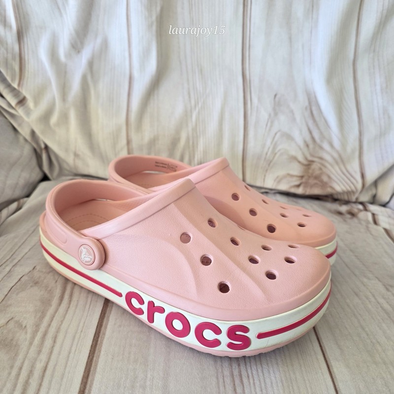 Crocs Bayaband Slip On Clog Sandals Roomy Fit Womens 8 Mens 6