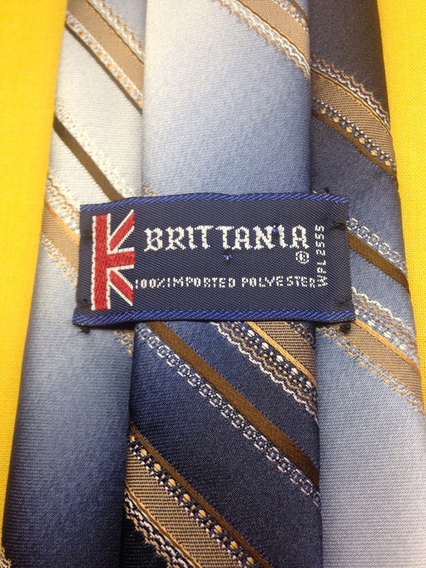 Men's Brittania NeckTie Multi-Color Striped 3" Wide Classic (57in-60in) Long gallery